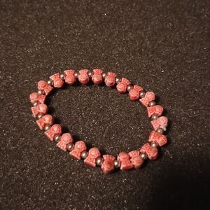Must Bundle For $3 Deal! Pink Beaded Monkeys Bracelet